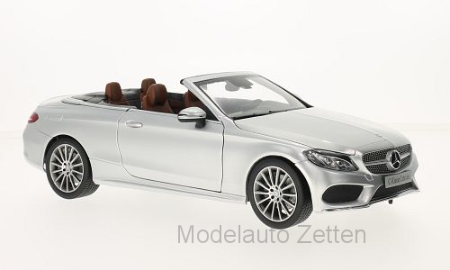 305-111 1/18 メルセデスベンツ C-KLASSE Cabriolet Norev Mercedes-Benz C-Klasse Cabriolet - Modelauto Zetten