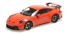 Minichamps Porsche 911 (992) GT3 2021 Orange/ Black Wheels