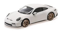Minichamps Porsche 911 (992) GT3 Touring 2022 White w/Neodyme Wheels