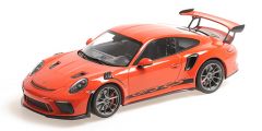 Minichamps Porsche 911 GT3 RS (991.2) 2019 Lava Orange W/ Platinum Wheels