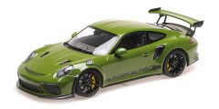 Minichamps Porsche 911 GT3 RS (991.2) 2019 Green W/Wording W/ Black Wheels