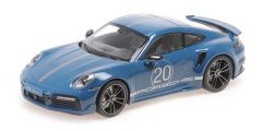 Minichamps Porsche 911 (992) Turbo S Coupe Sport Design 2021 Blue